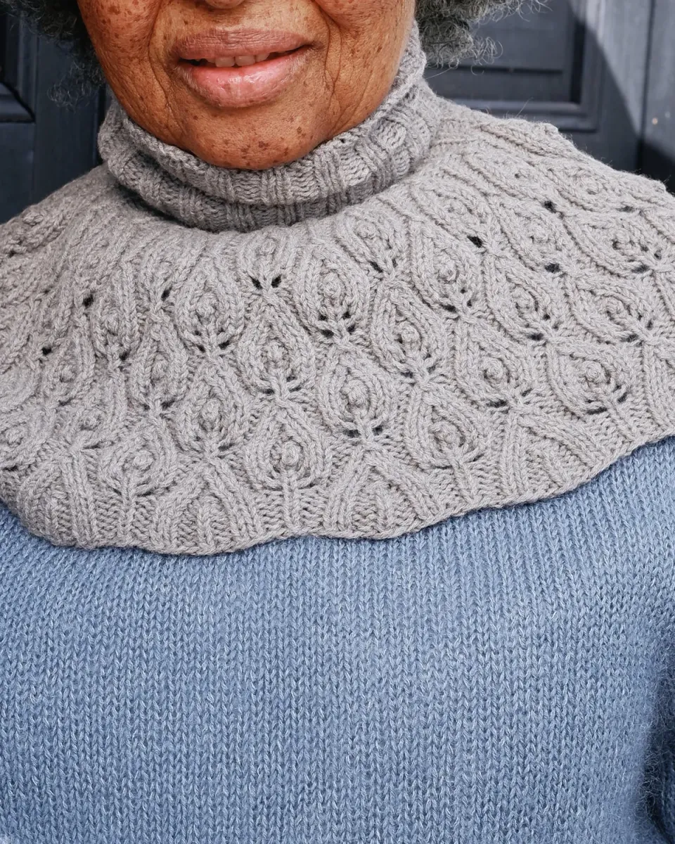 Knitting for Olive Peacock Collar Strickanleitung Kragen
