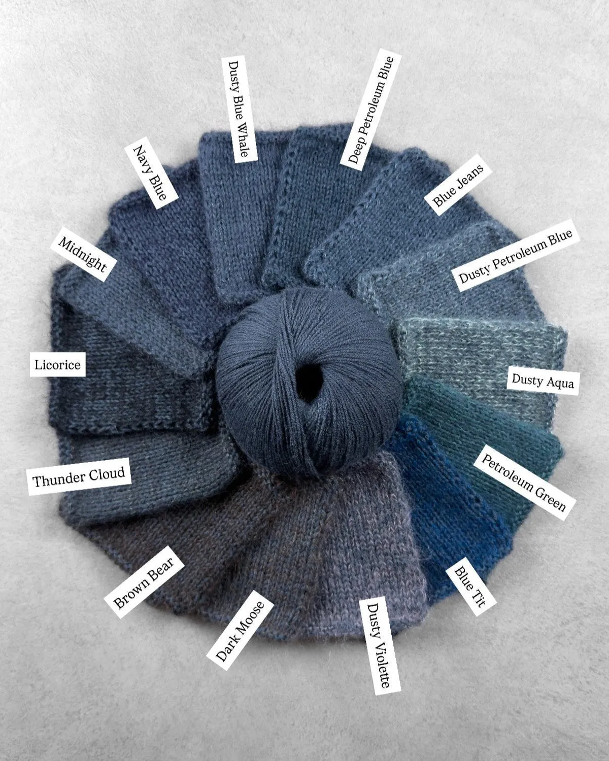 Knitting for Olive Merino Wolle Deep Petroleum Blue mulesingfrei