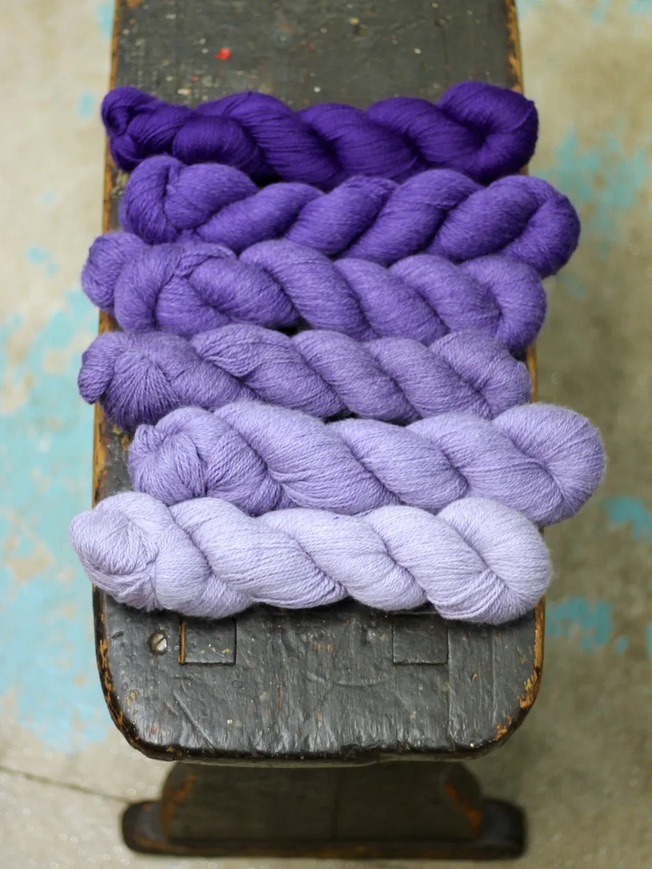 John Arbon Knit by Numbers Gradient Set 150g Mini Gelb 4ply