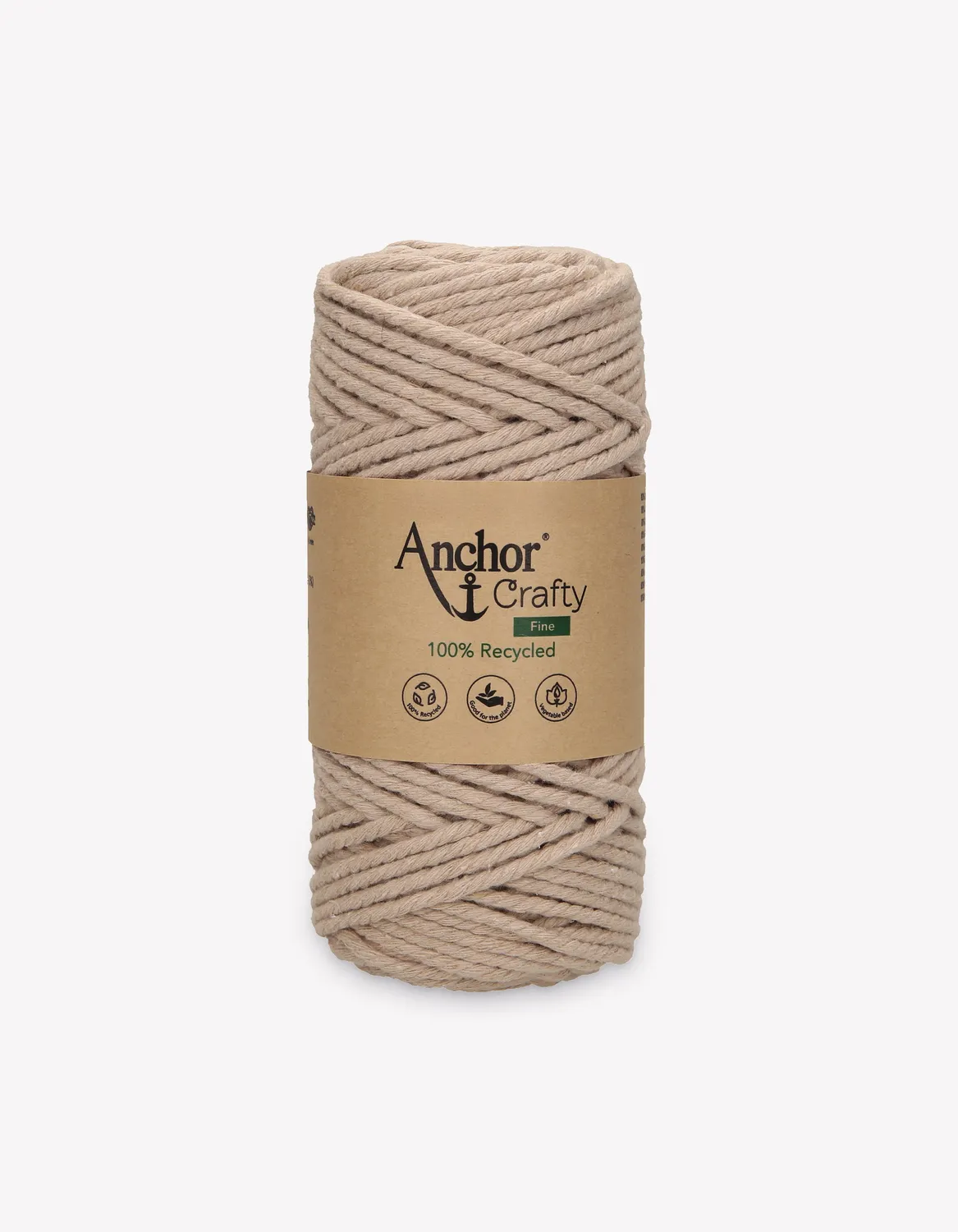 Anchor Crafty Fine Makrameegarn 250g 3mm recycelt