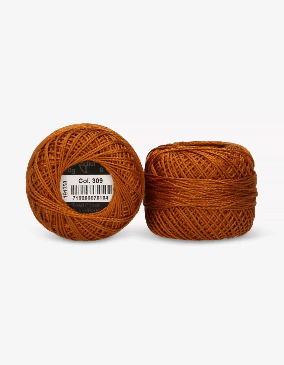 Anchor Pearl Cotton 8 Perlgarn Stärke 8 uni