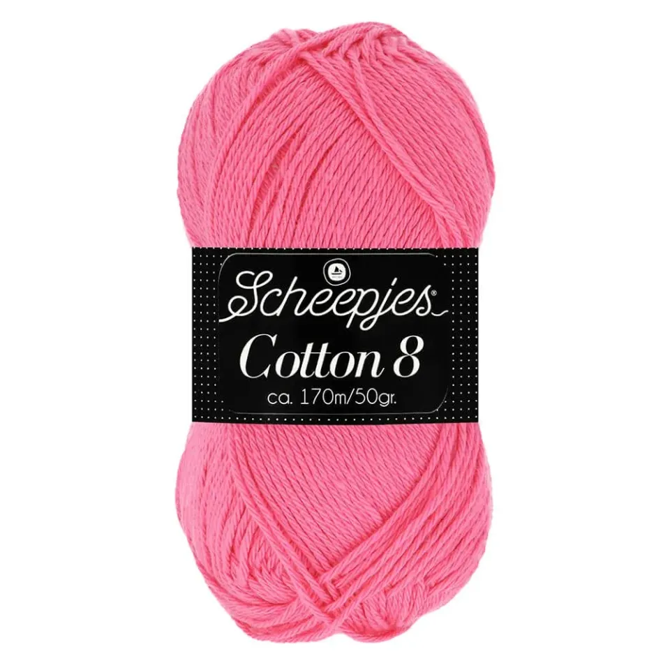 Scheepjes Cotton 8 719 Häkelgarn 50g weiß Baumwolle