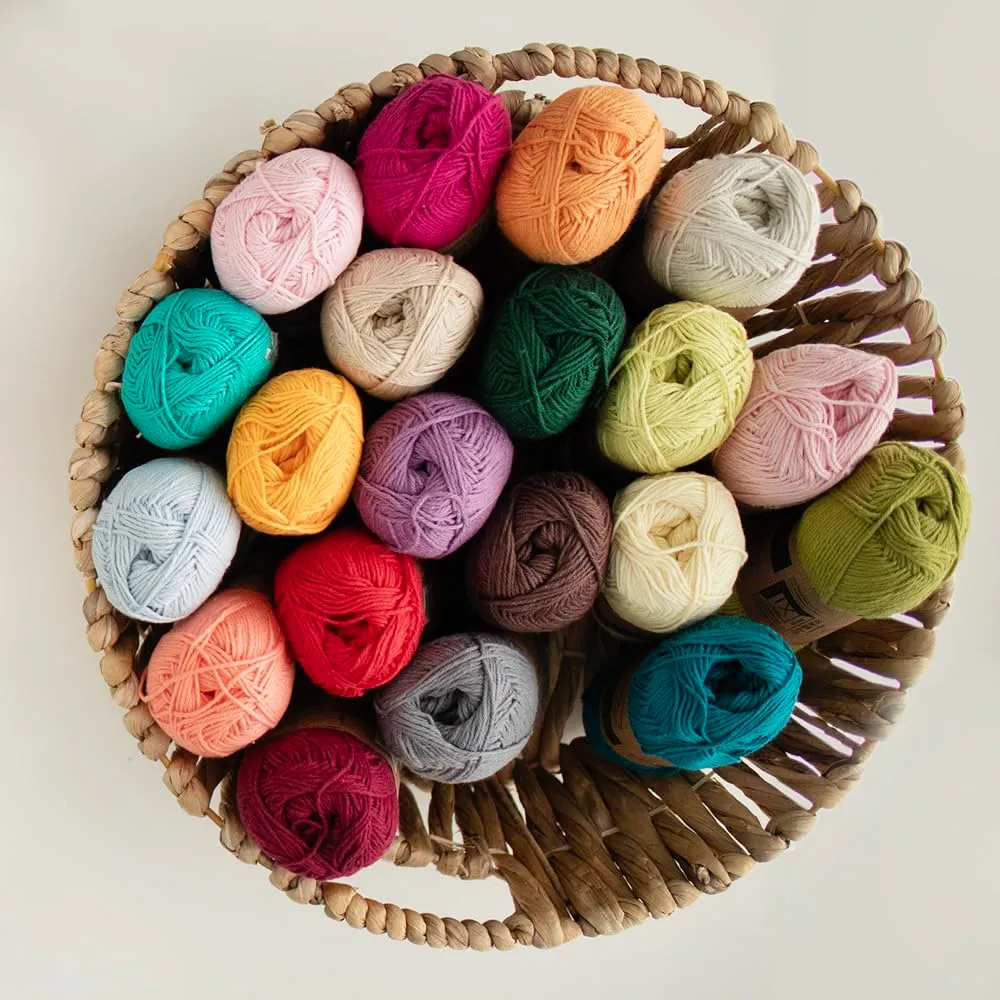 Scheepjes Cotton Create 551 Cut Garn 50g Gelb Baumwolle