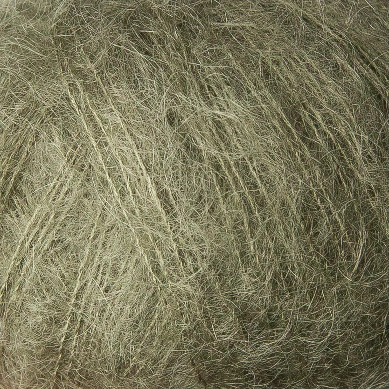 Knitting for Olive Soft Silk Mohair Wolle Dusty Olive grün