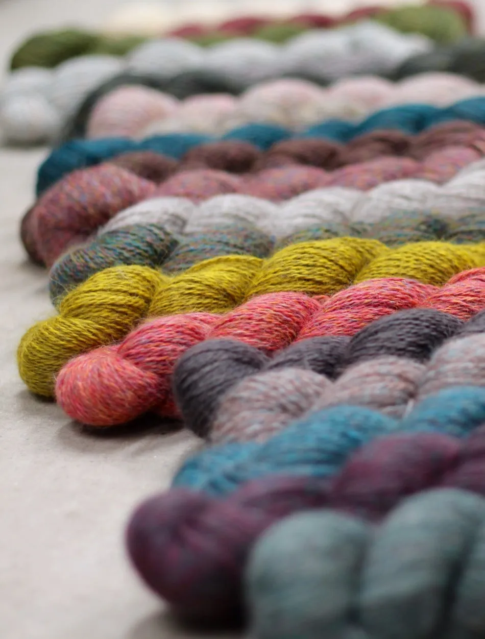 John Arbon Appledore DK Wolle 100g Tweed rustikal