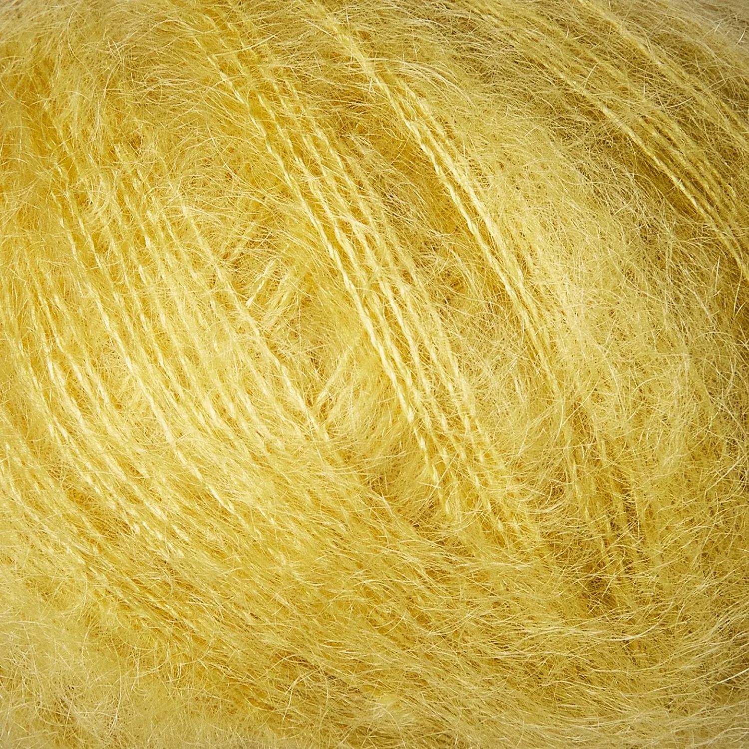 Knitting for Olive Soft Silk Mohair Strickgarn Quince Gelb 25g