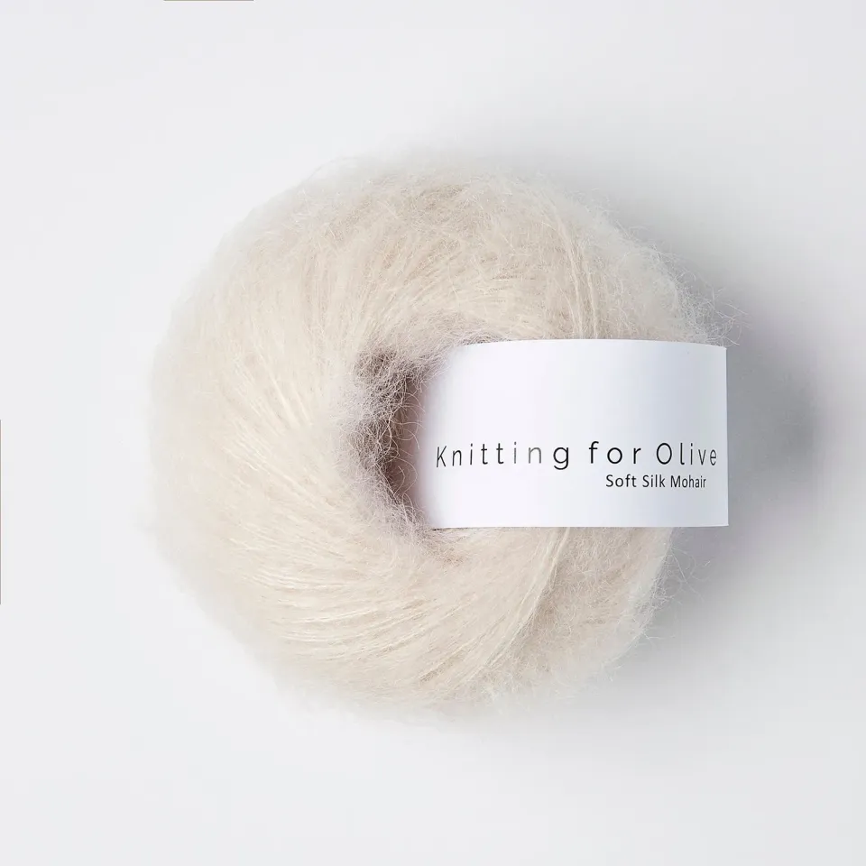 Knitting for Olive Soft Silk Mohair Wolle Cloud hell