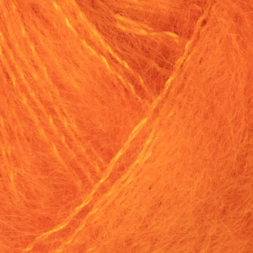 Knitting for Olive Soft Silk Mohair Wolle Hokkaido 25g orange