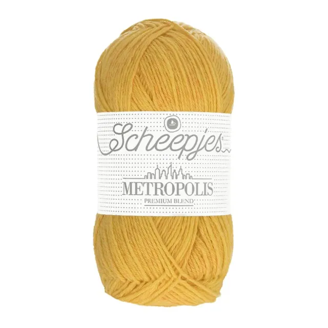 Scheepjes Metropolis 034 Alexandria Wolle 50g gelb
