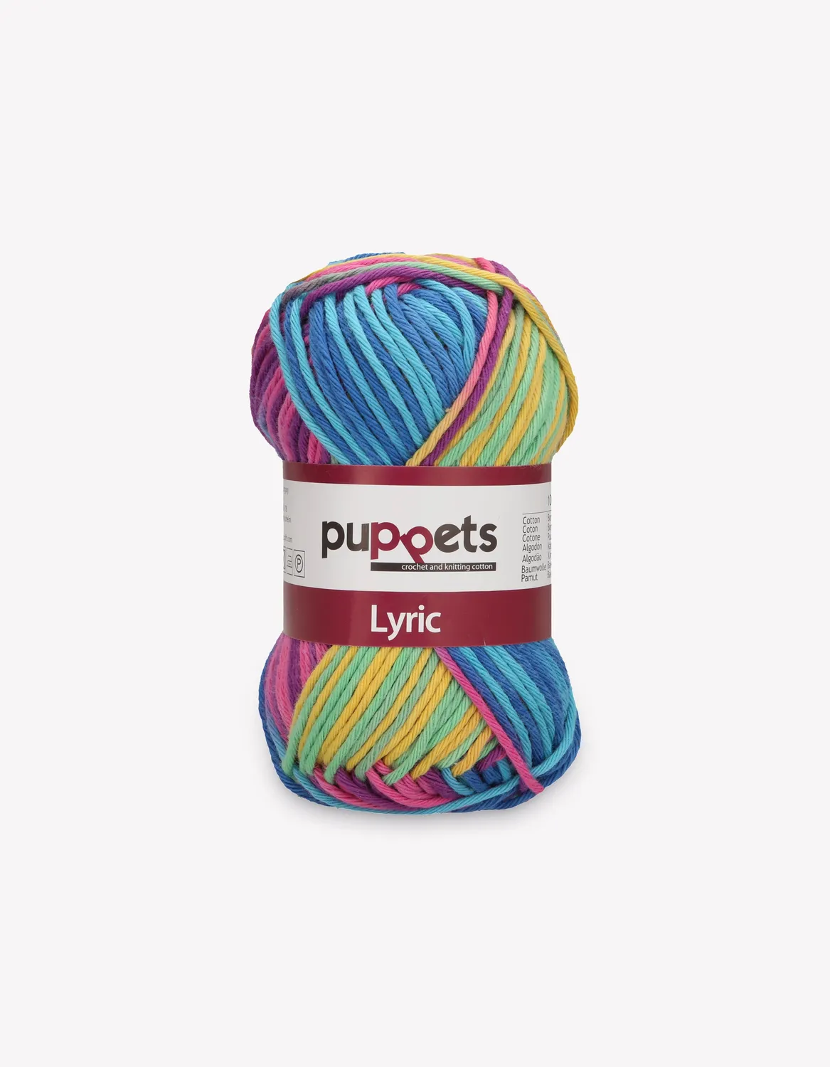 Anchor Puppets Lyric Multicolour Garn 50g