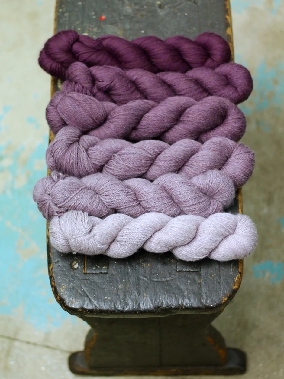 John Arbon Knit by Numbers Gradient Set 150g Mini Gelb 4ply