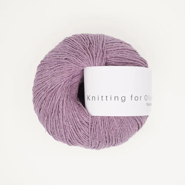 Knitting for Olive Pure Silk Seidengarn Artichoke Purple