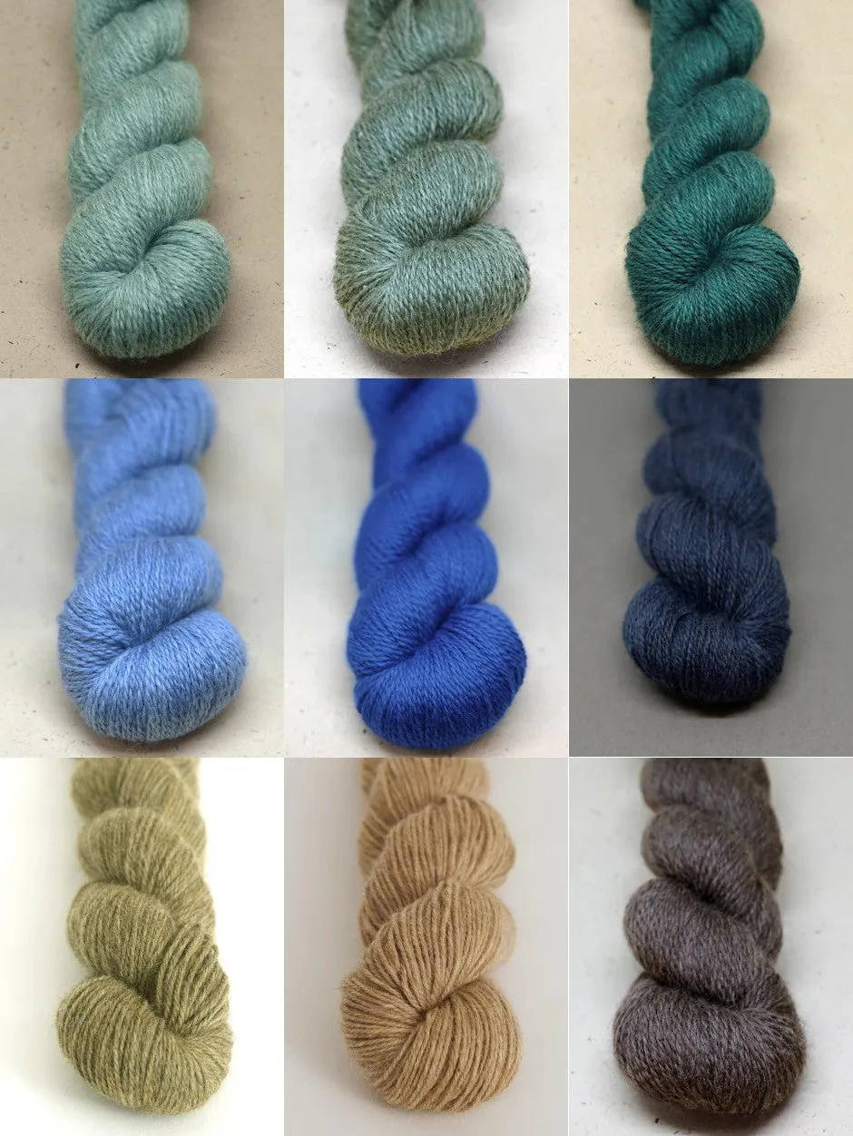 John Arbon Kemmick Tuch Strickkit Knit by Numbers DK