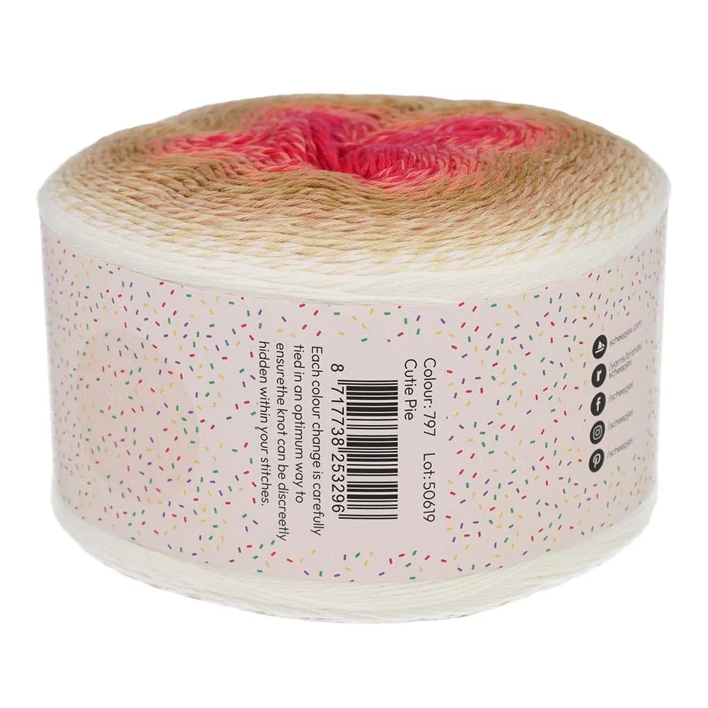 Scheepjes Whirl Birthday Cake 797 Bobbel Cutie Pie 1000m