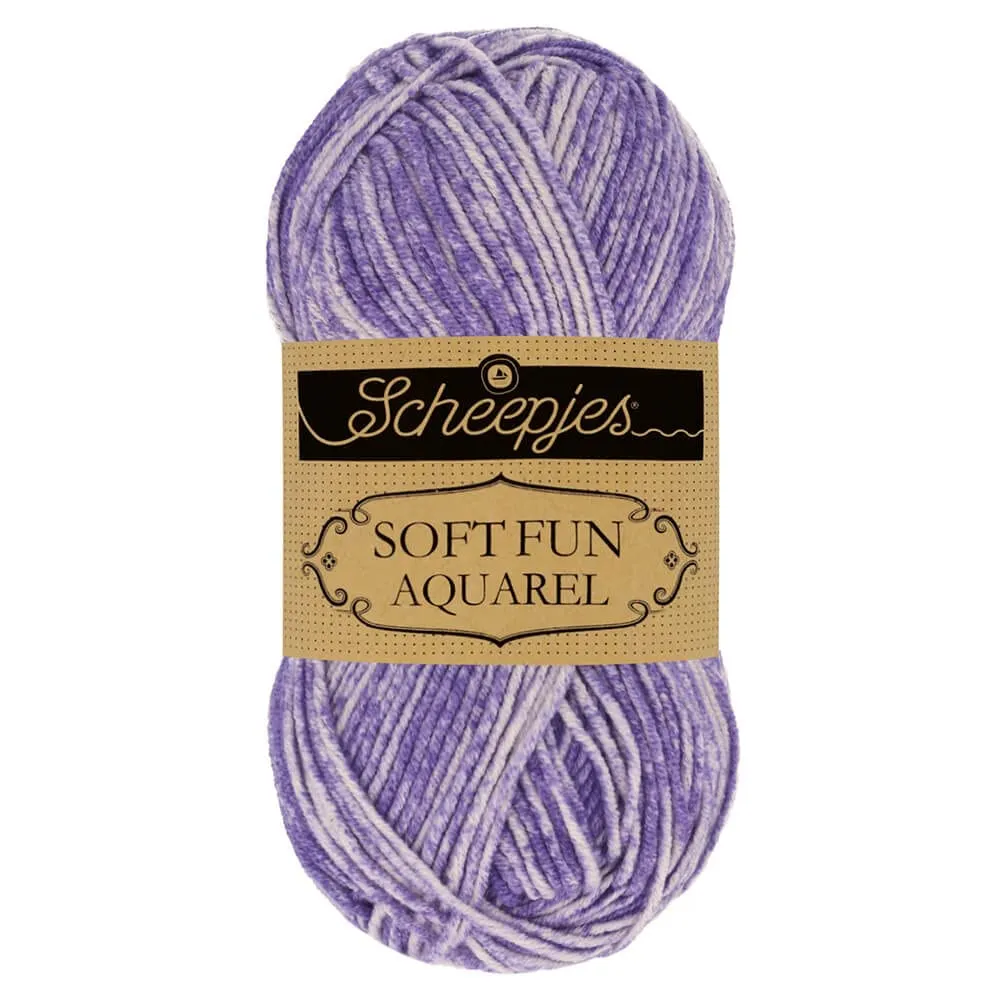 Scheepjes Softfun Aquarel 804 Cloudescape Garn 1x50g grau