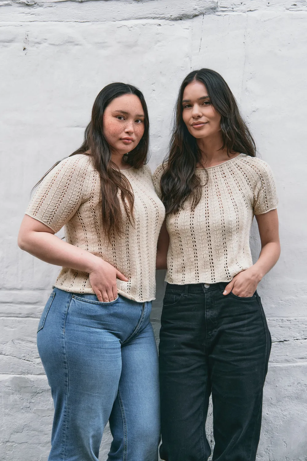Fern Tee Anleitung deutsch Kurzarmshirt Strukturmuster 9 Größen
