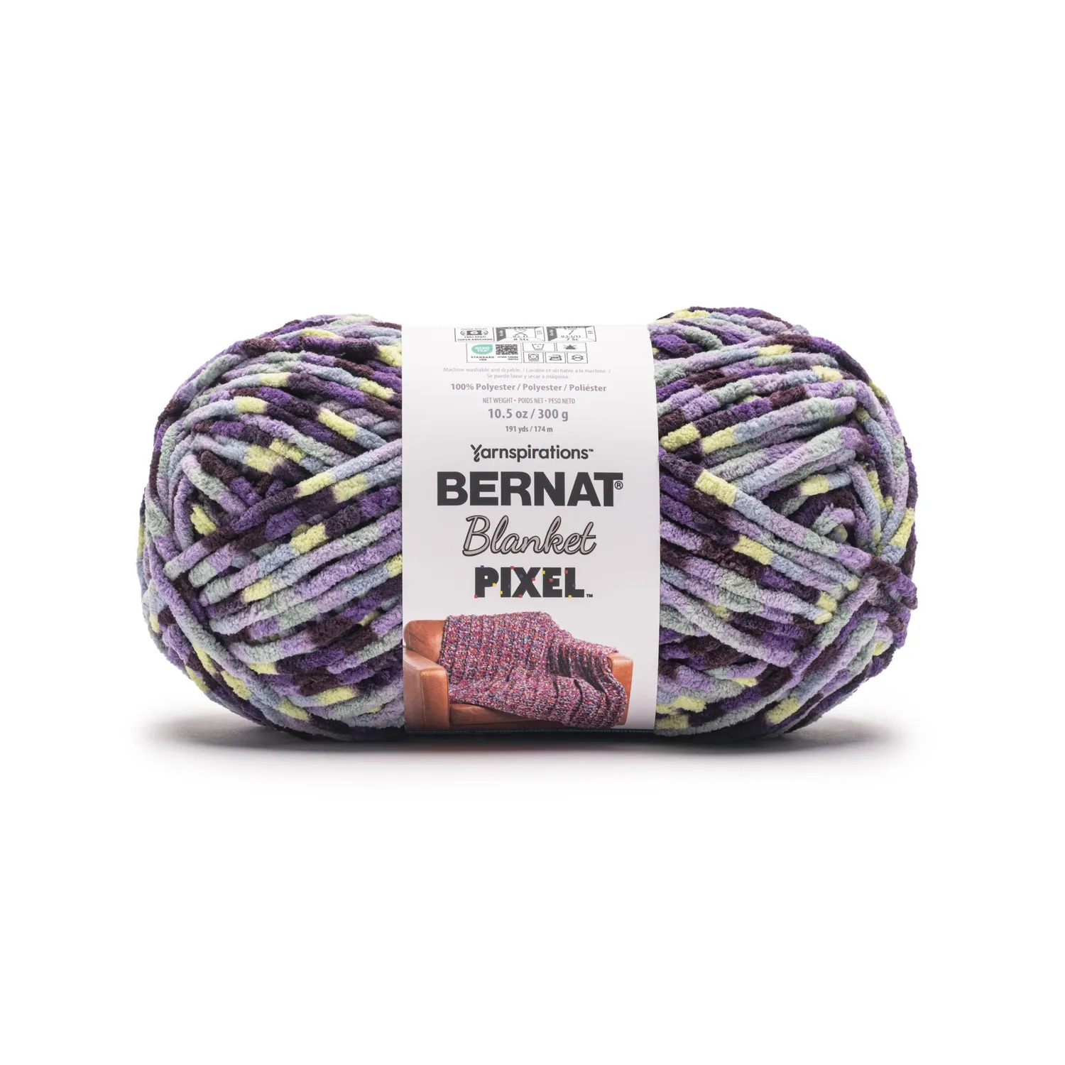 Bernat Blanket Pixel Garn 300g bunter Farbwechsel