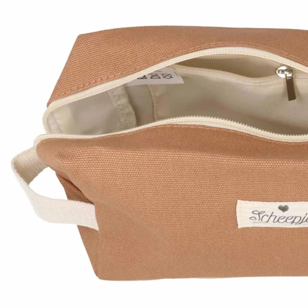 Scheepjes Zubehörtasche Braun 24x13x9cm Baumwollmix