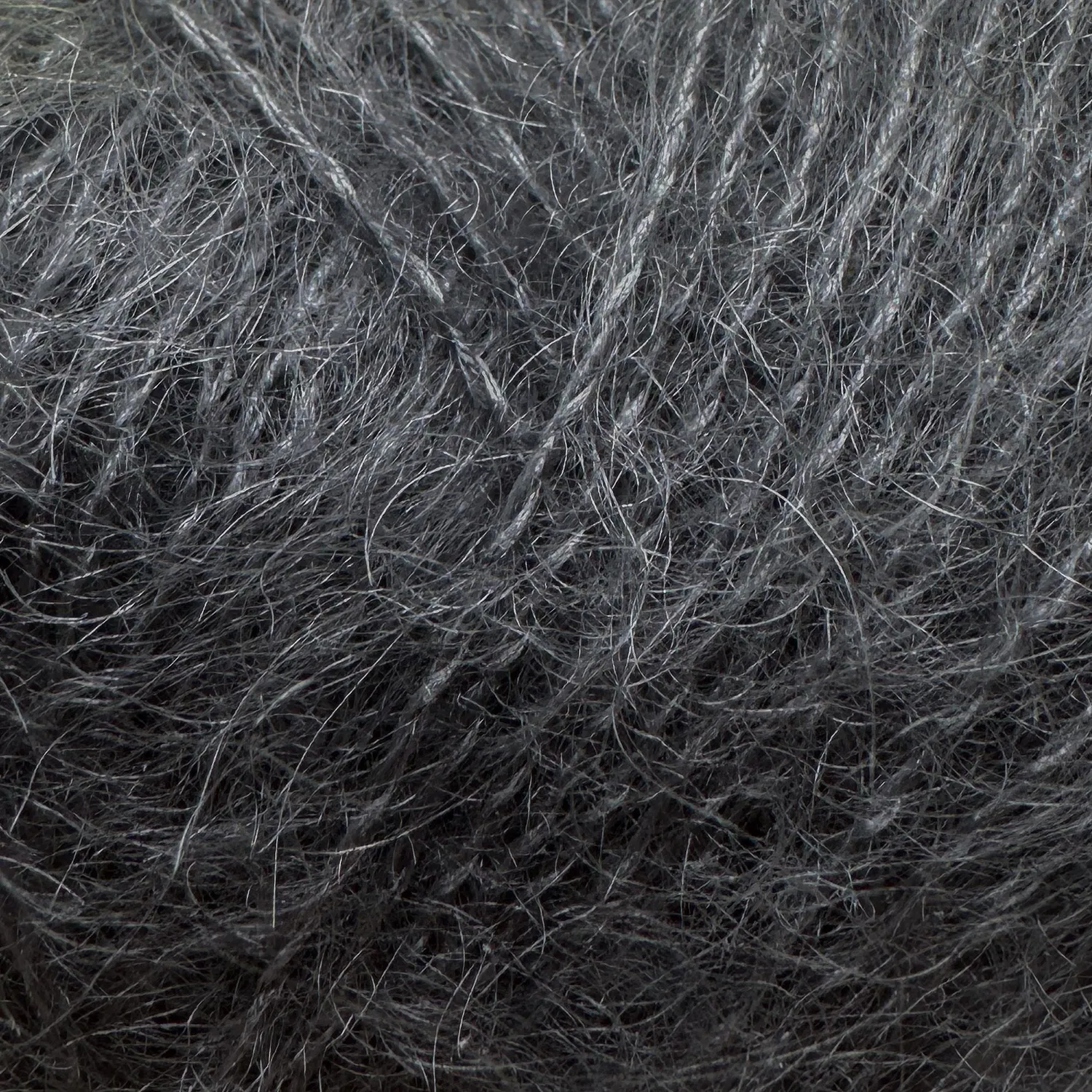 Knitting for Olive Soft Silk Mohair Mohairgarn Thunder Cloud dunkelgrau