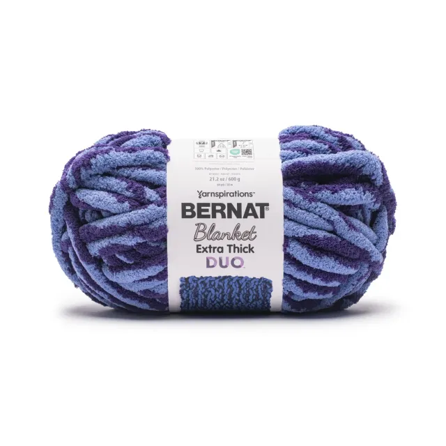 Bernat Blanket Extra Thick Duo Chenillegarn 600g zweifarbig