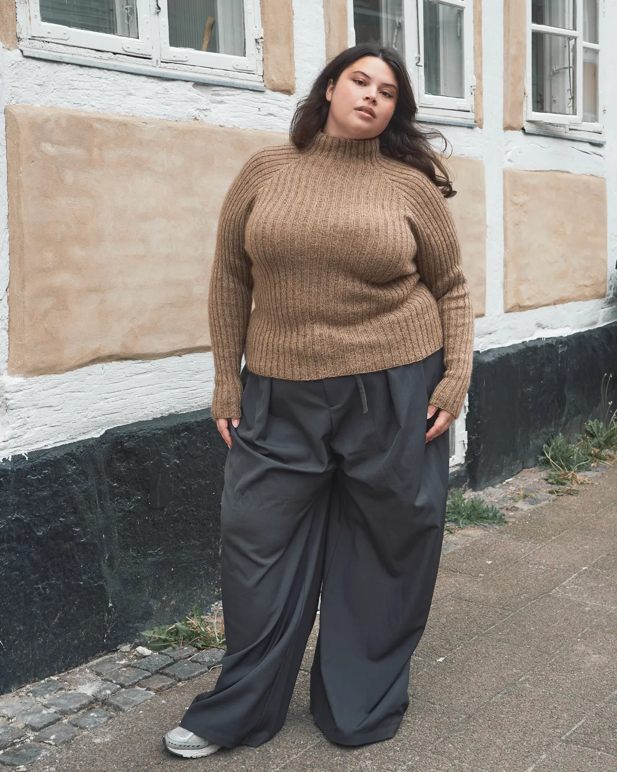 Knitting for Olive Classic Rib Strickanleitung Deutsch Rippenpullover