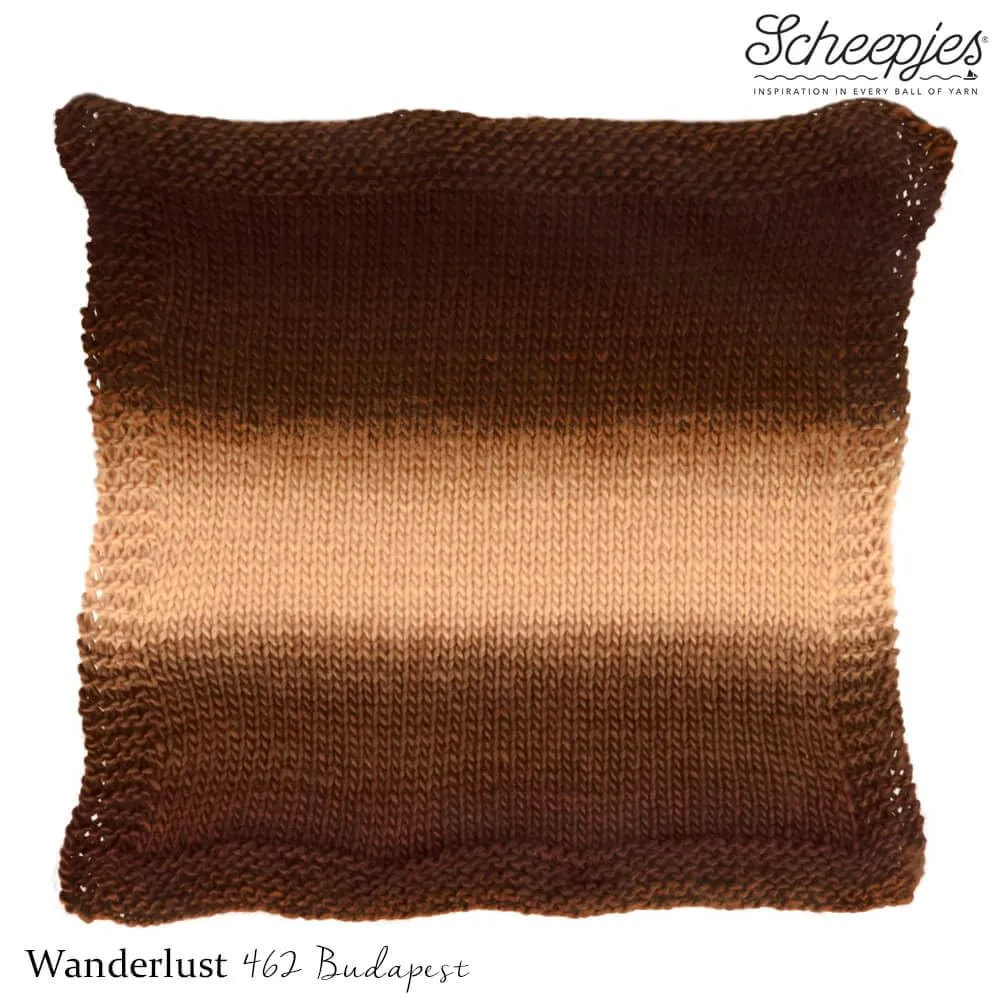 Scheepjes Wanderlust 462 Budapest Acrylgarn 100g braun