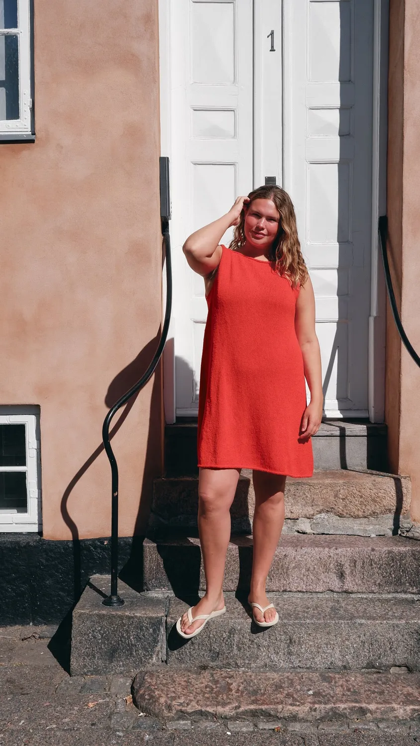Knitting for Olive Sigrid Dress Anleitung Kleid