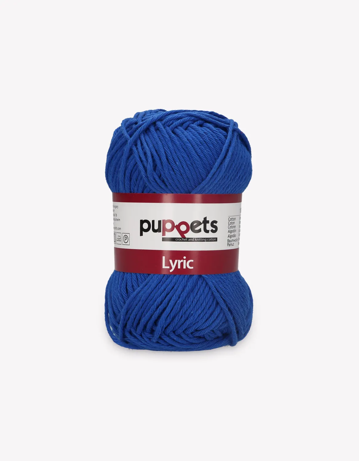 Anchor Puppets Lyric Häkelgarn Baumwolle 50g Stärke 8