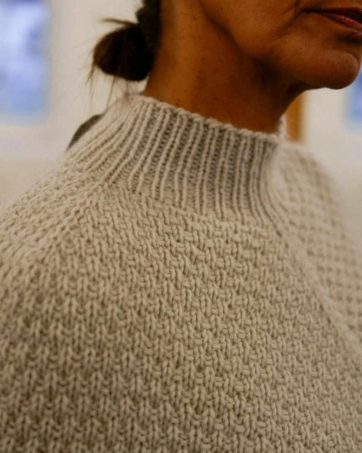Knitting for Olive Elvira Poncho Strickanleitung Struktur