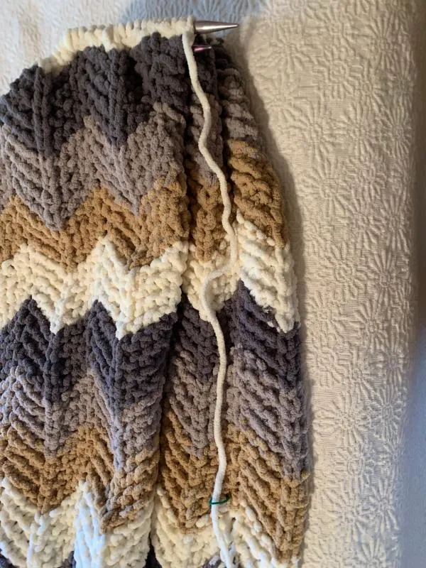 Bernat Blanket Stripes Chenillegarn 300g Streifen