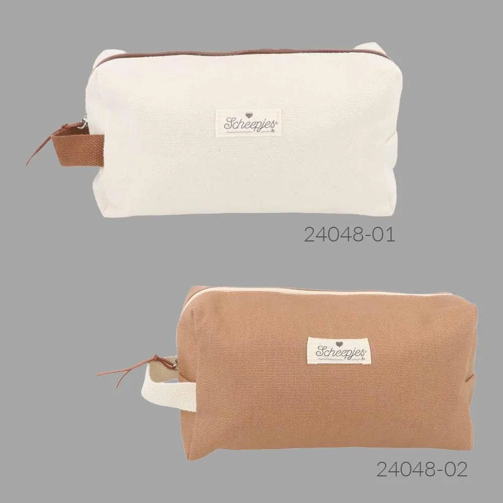 Scheepjes Zubehörtasche Braun 24x13x9cm Baumwollmix