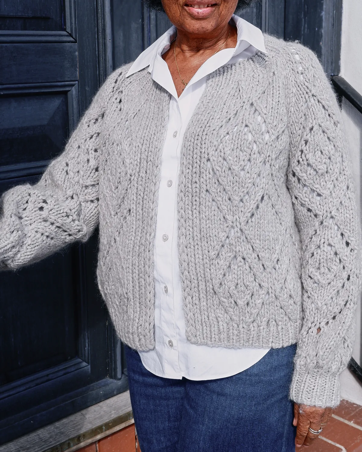 Knitting for Olive Clotilde Cardigan Strickanleitung XS-5XL chunky