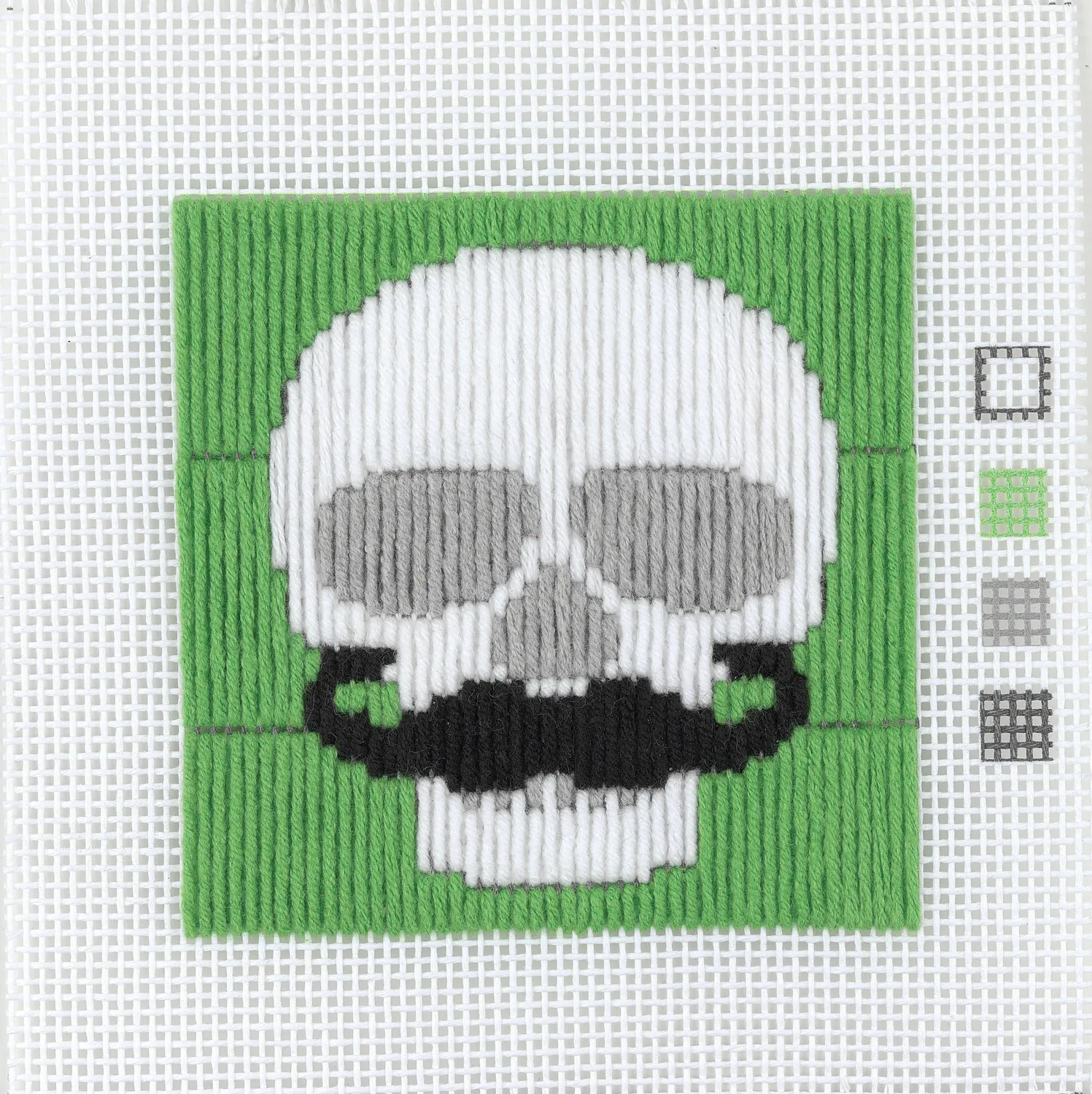 Anchor 1st Kit Totenkopf Longstitch-Set 10x10 cm