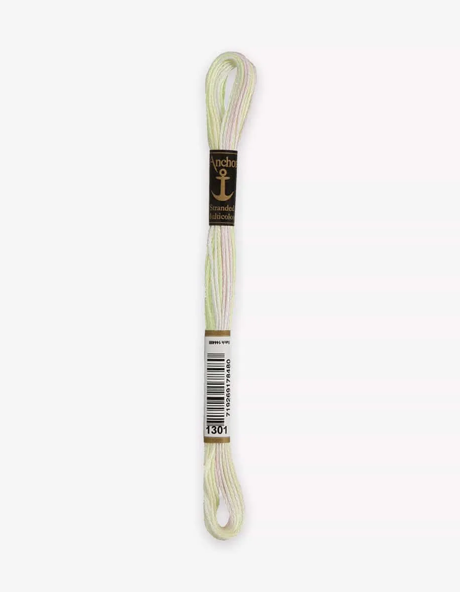 Anchor Stranded Cotton Mouline Multicolour Stickgarn 8m