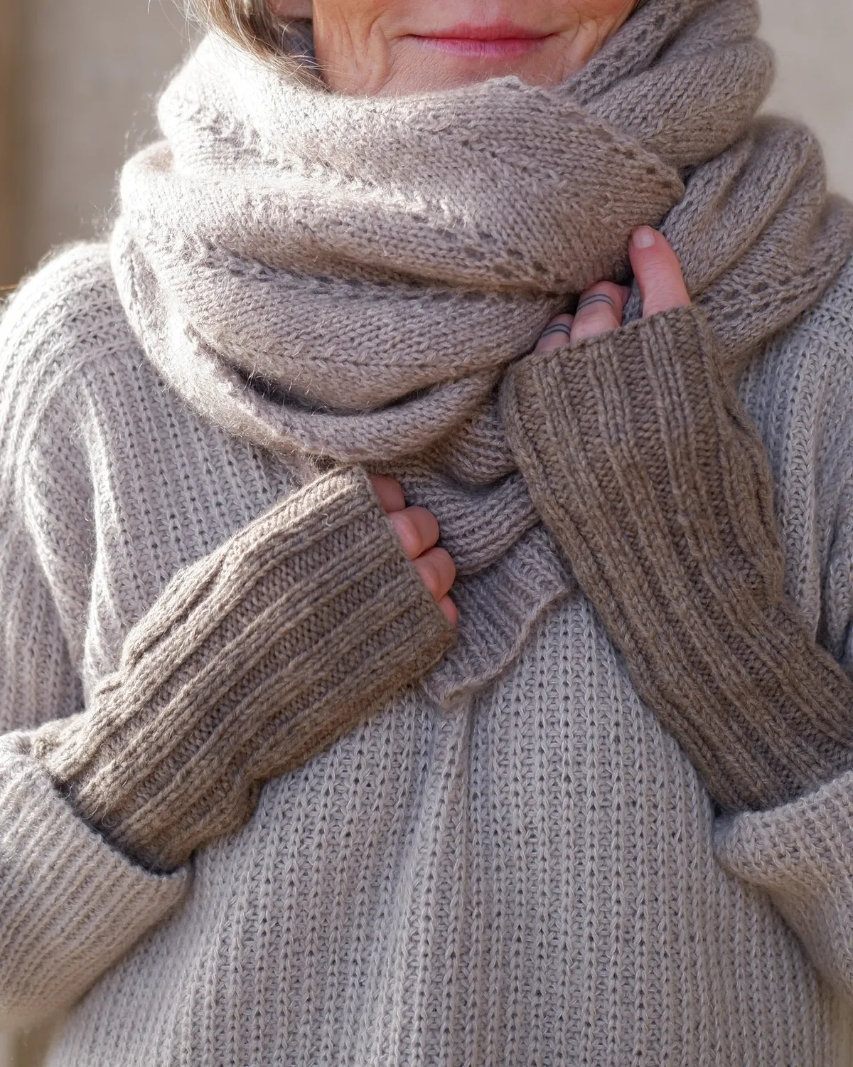 Knitting for Olive Fern Scarf Strickanleitung Einheitsgröße