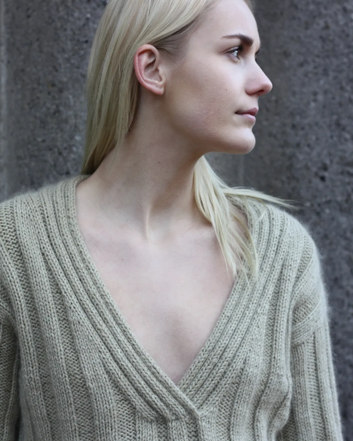 Knitting for Olive Fennel Sweater Strickanleitung Deutsch Oversize-Rippe