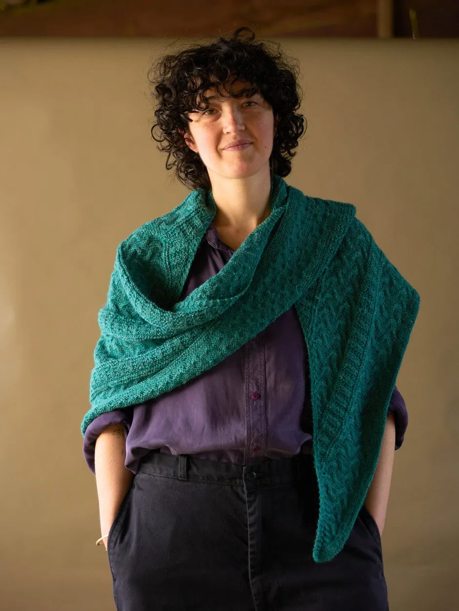 John Arbon Seafarer Dunas Shawl Strickkit Siren Tuch