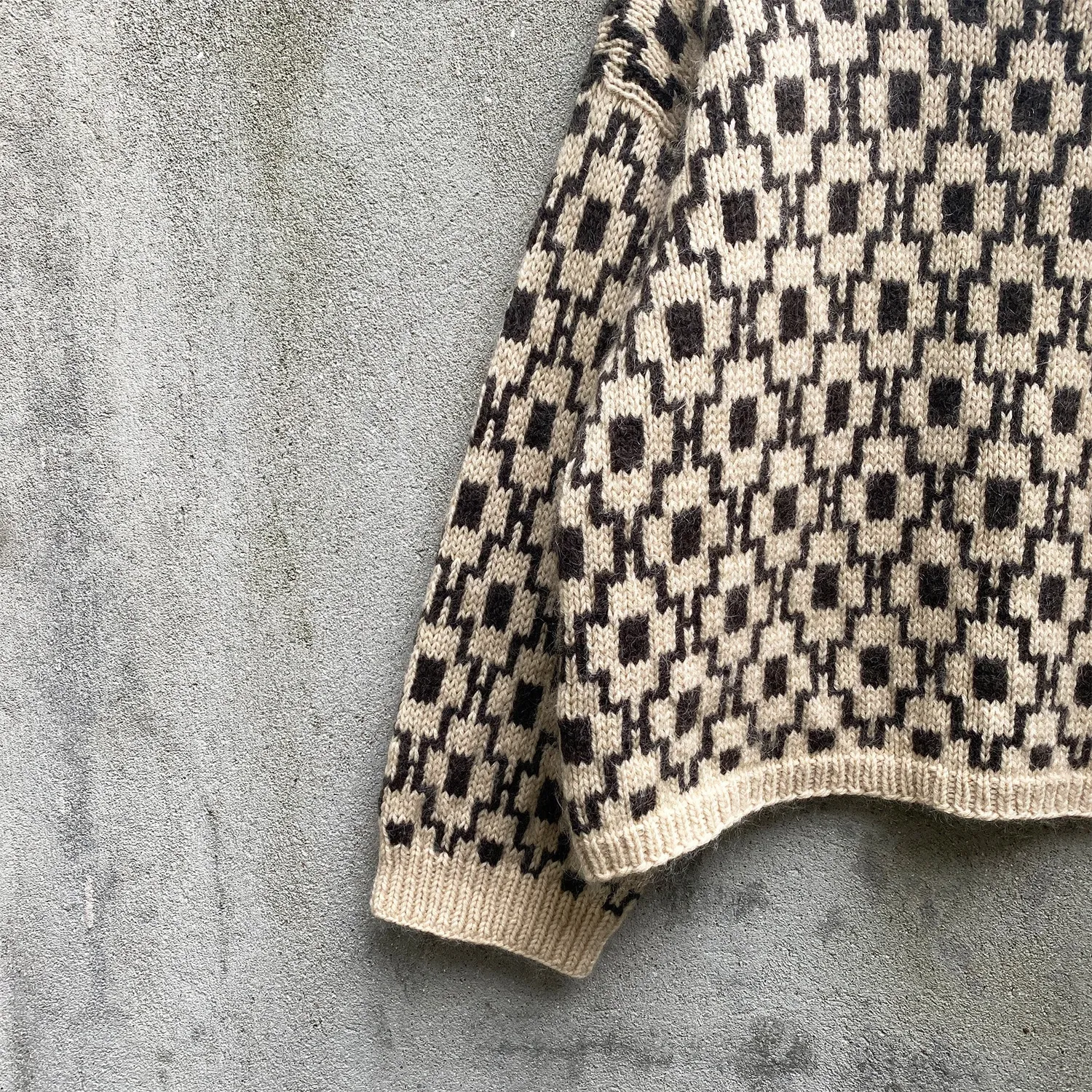Knitting for Olive Mosaic Sweater Strickanleitung Fair Isle