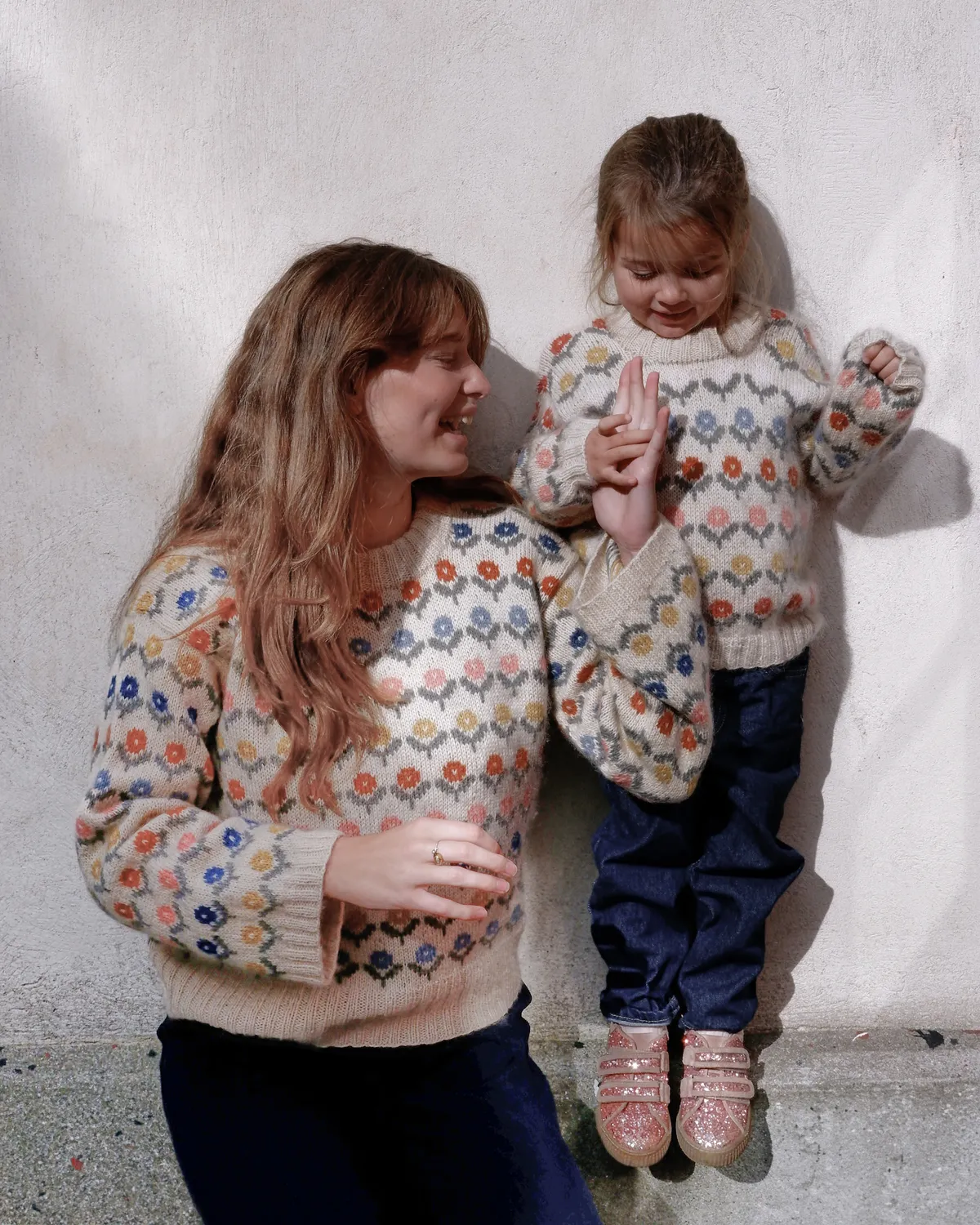 Knitting for Olive Anemone Sweater Anleitung Deutsch Kinder Fair Isle