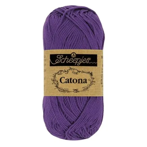 Scheepjes Catona 105 Braut Weiß Baumwollgarn 25g weiß