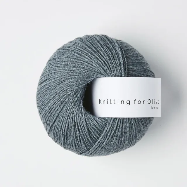 Knitting for Olive Merino Wolle Dusty Petroleum Blue 50g kühl