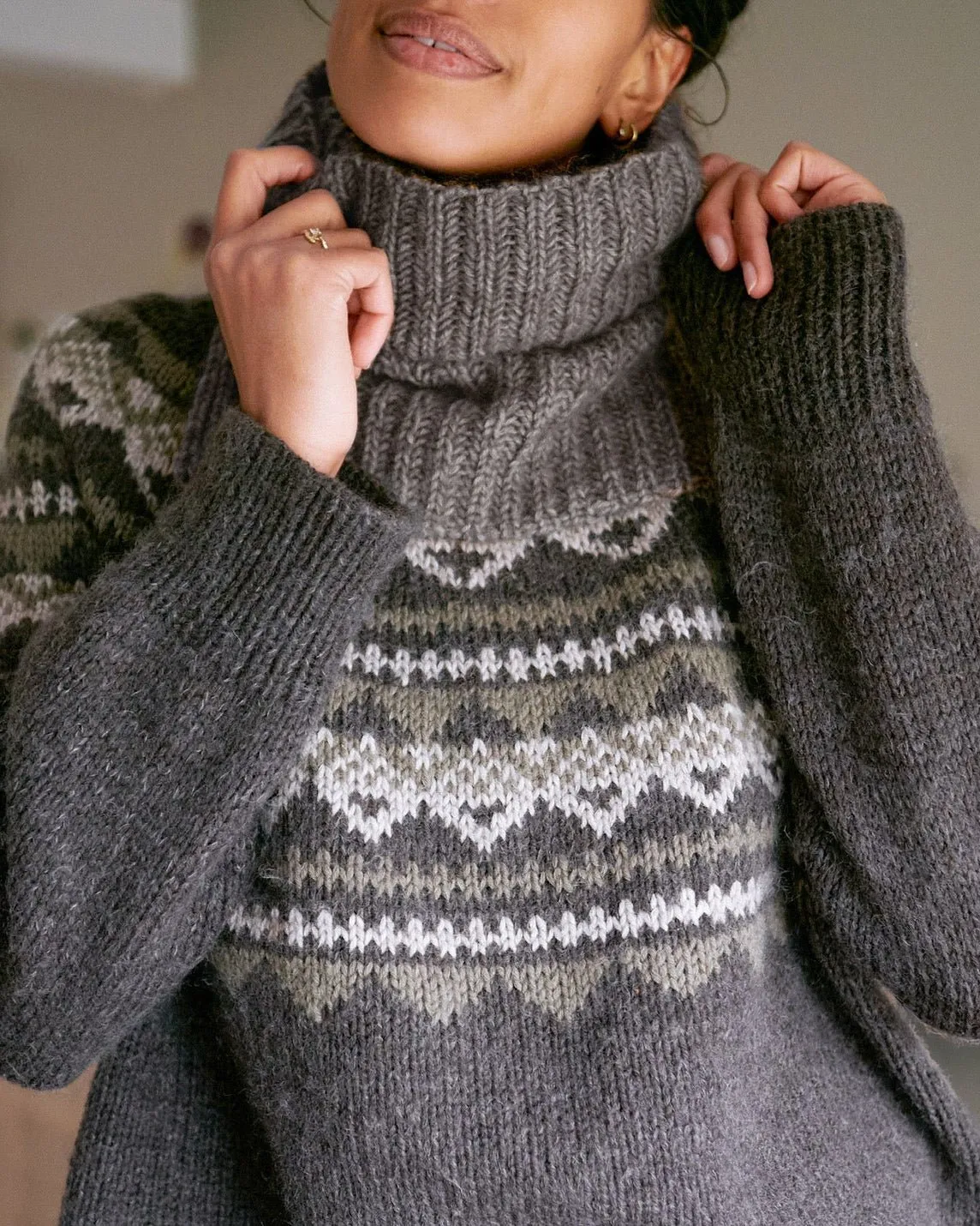 Knitting for Olive Willow Collar Strickanleitung XS-4XL