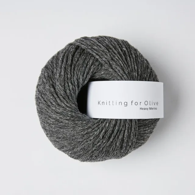 Knitting for Olive Heavy Merino Wolle Thunder Cloud dunkelgrau