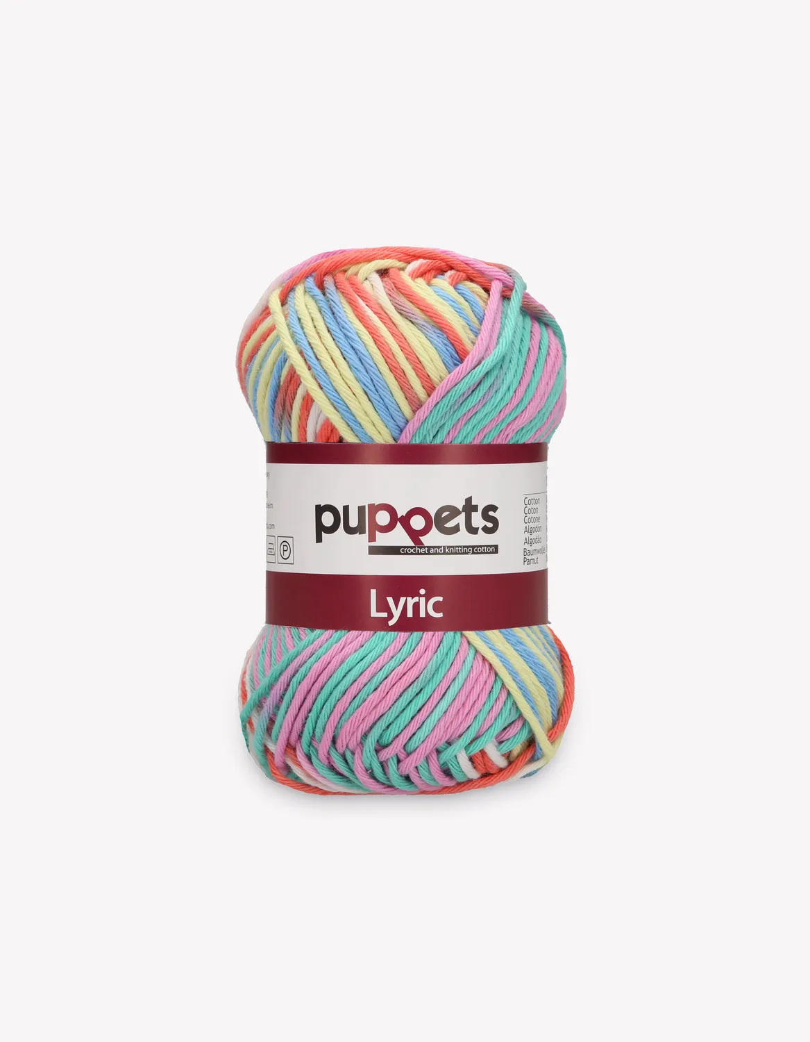 Anchor Puppets Lyric Multicolour Garn 50g