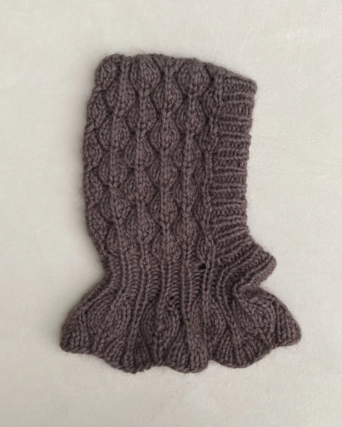 Knitting for Olive Fluffy Winter Balaclava Anleitung Deutsch Kinder