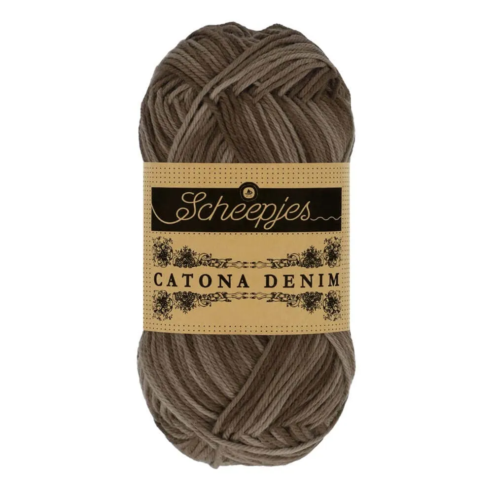 Scheepjes Catona Denim 191 Baumwollgarn 1x50g Grau