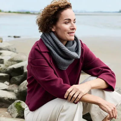Rosy Green Wool Cloudpath Cowl Strickanleitung English