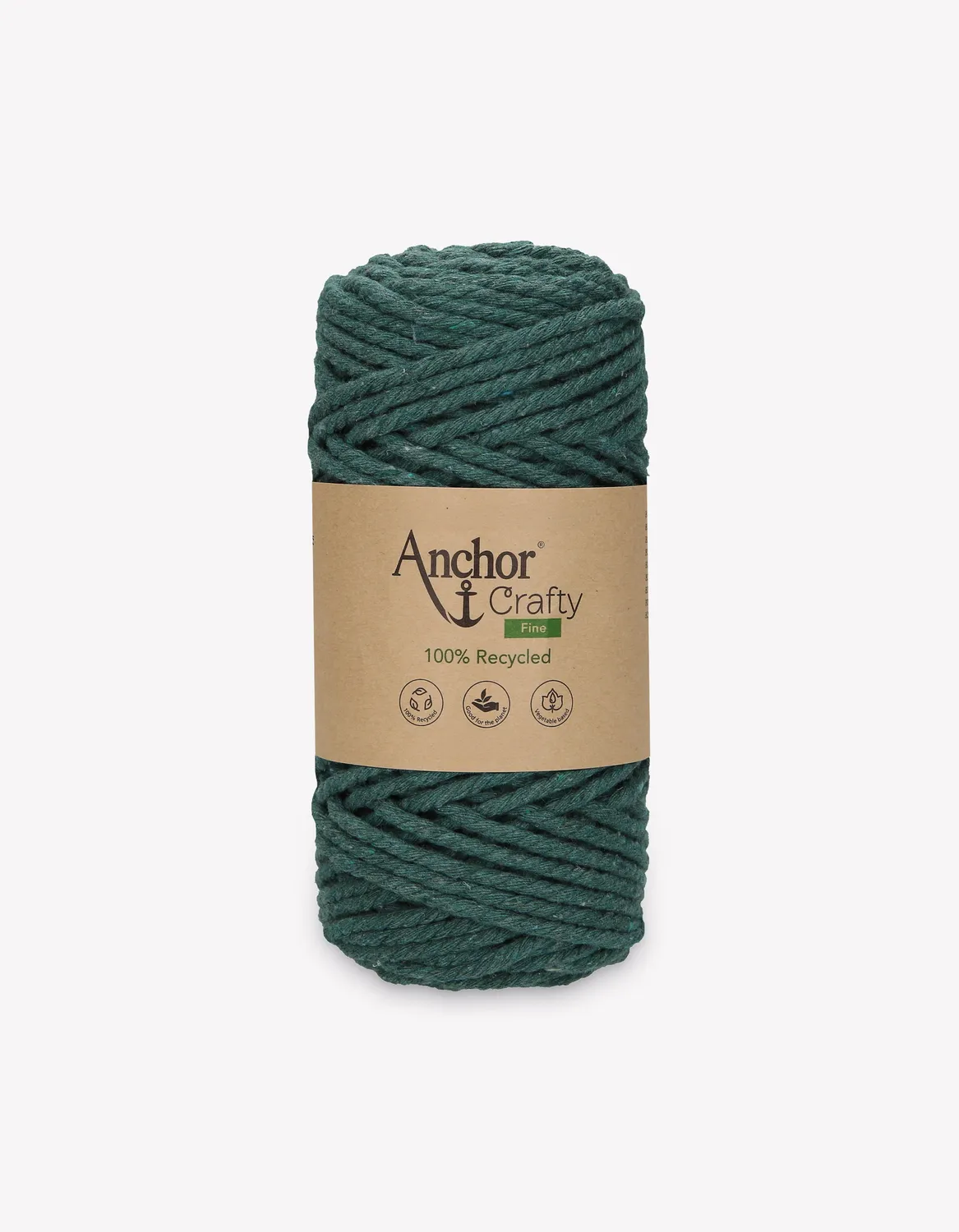 Anchor Crafty Fine Makrameegarn 250g 3mm recycelt