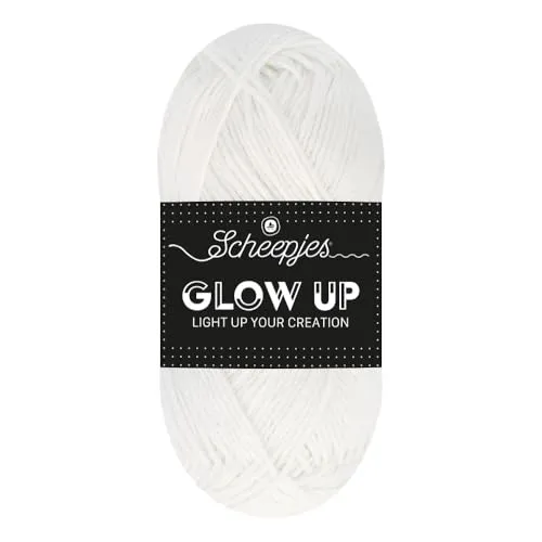 Scheepjes Glow Up Garn 1001 1x50g leuchtend