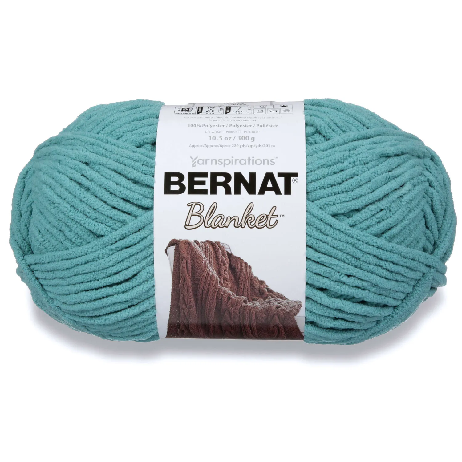 Bernat Blanket Chenillegarn 300g Polyester Deckenwolle